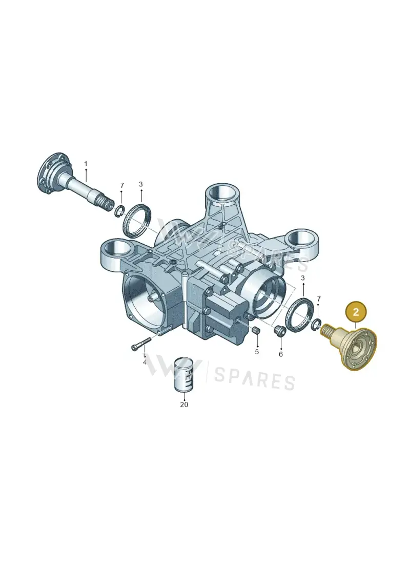 02D525355B — Audi A1 Sportback (2014-2018) diagram 412525120, position 2
