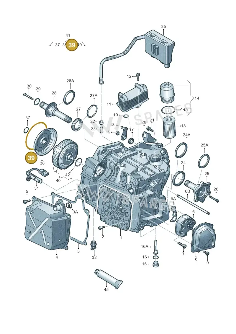 02E301859A — Audi A1 sportback 1.0 (2018-) diagram 850321650, position 39