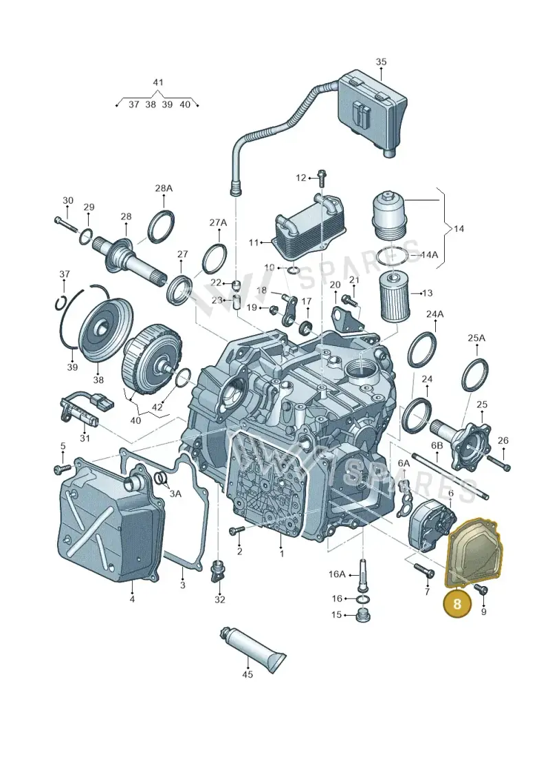 02E315141C — Audi A1 sportback 1.0 (2018-) diagram 850321650, position 8