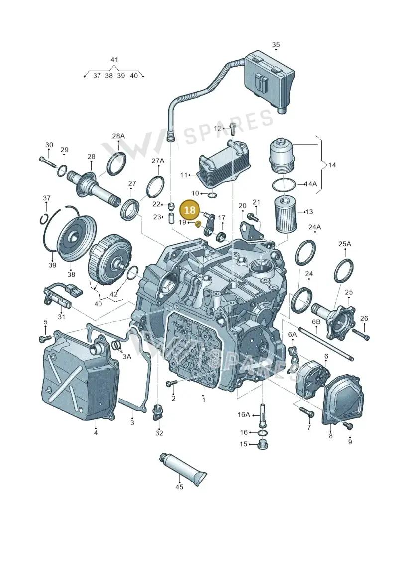 02E321171D — Audi A1 sportback 1.0 (2018-) diagram 850321650, position 18