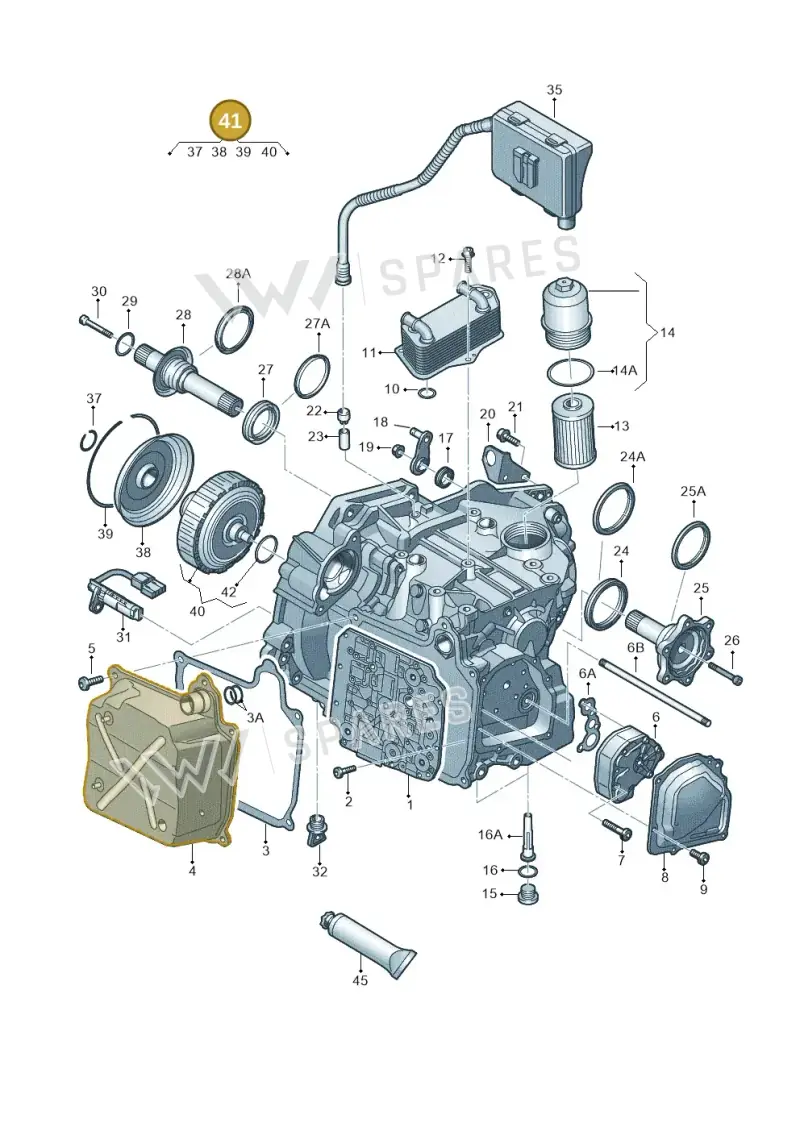 02E398029C — Audi A1 sportback 1.0 (2018-) diagram 850321650, position 41