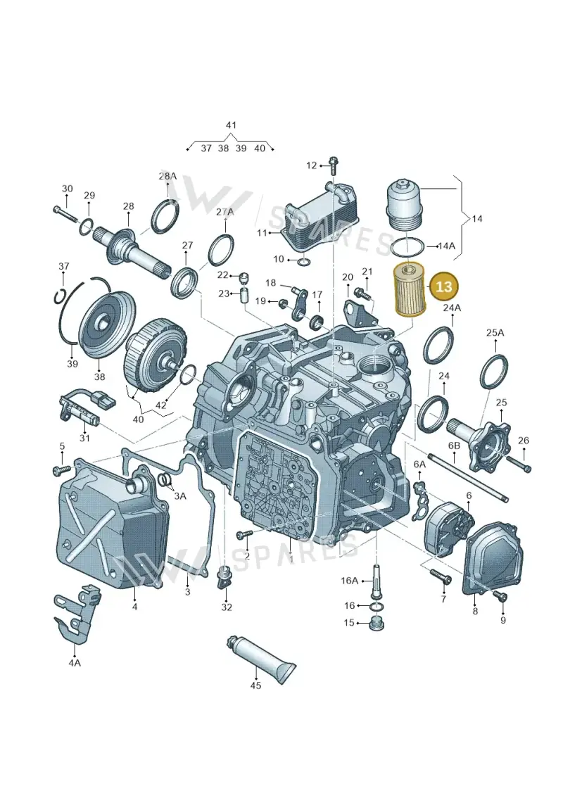 02E398051 — Audi TTS Coupe 2.0 (2010-2014) diagram 405321600, position 13