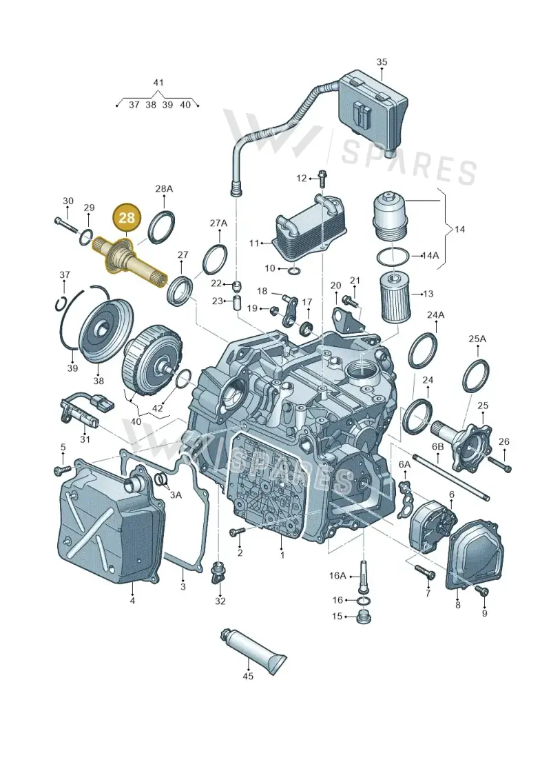 02E409344C — Audi A1 sportback 1.0 (2018-) diagram 850321650, position 28