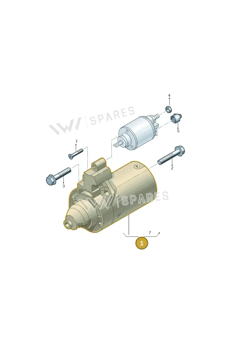 02E911023SX — Audi A3 Sportback (2016-2020) diagram 771911300, position 1