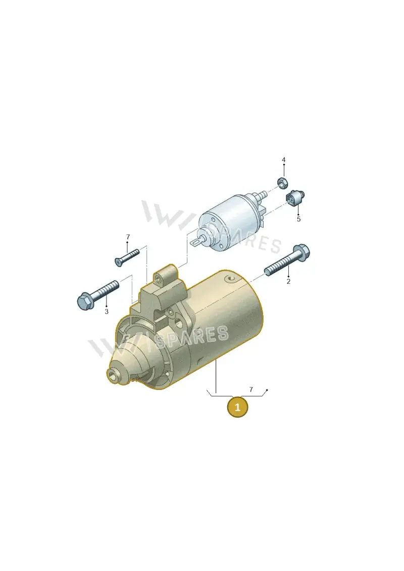 02E911024AX — Audi A3 Sportback (2016-2020) diagram 771911300, position 1
