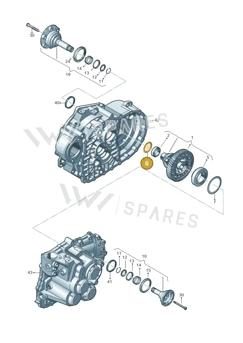 02M409208 — Audi A3 Sportback (2016-2020) diagram 746409200, position 6