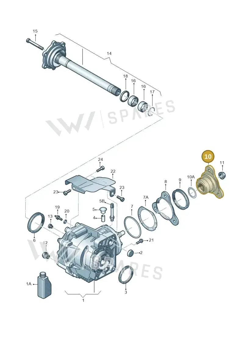 02M409273A — Audi TT Coupe/Roadster 08> (2007-) diagram 649409410, position 10