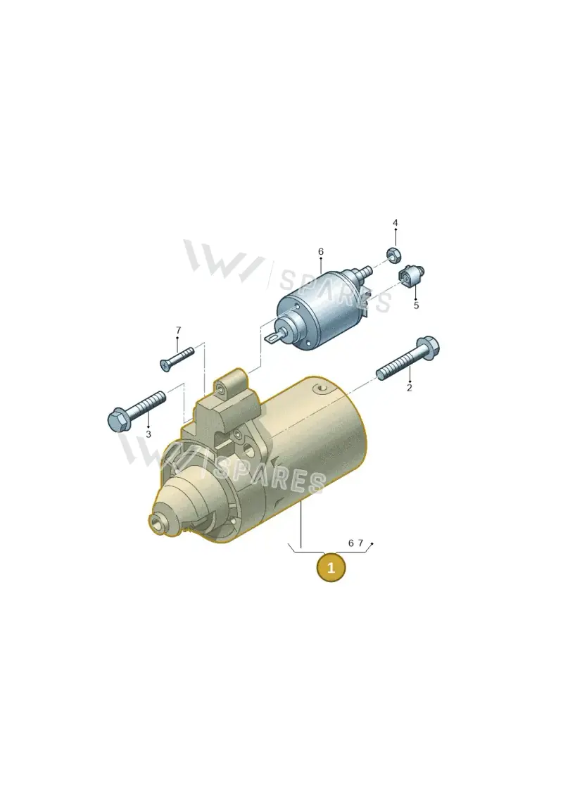 02M911024C — Audi Q3 2.0 TDI (2014-2019) diagram 736911100, position 1