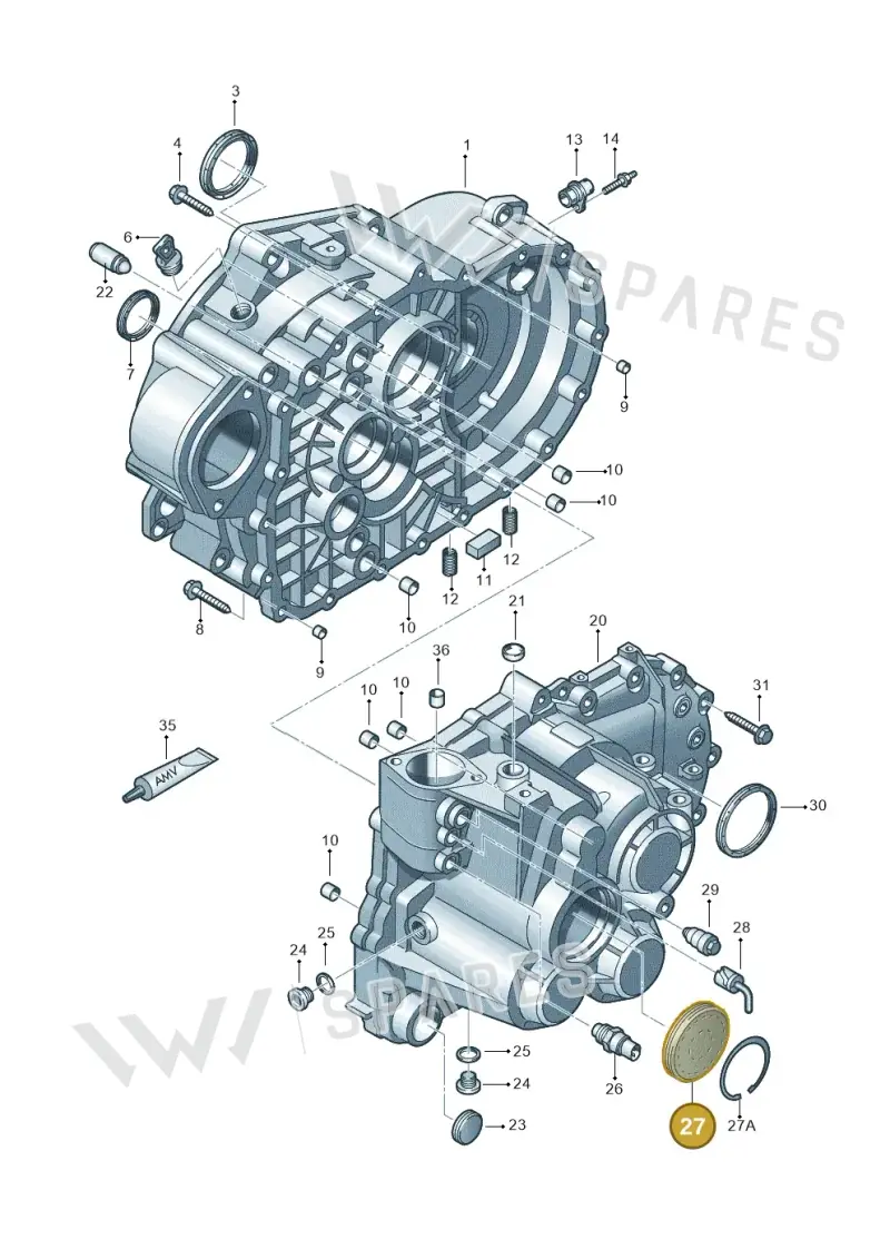 02Q301211A — Audi Q3 quattro (2011-2015) diagram 728301080, position 27