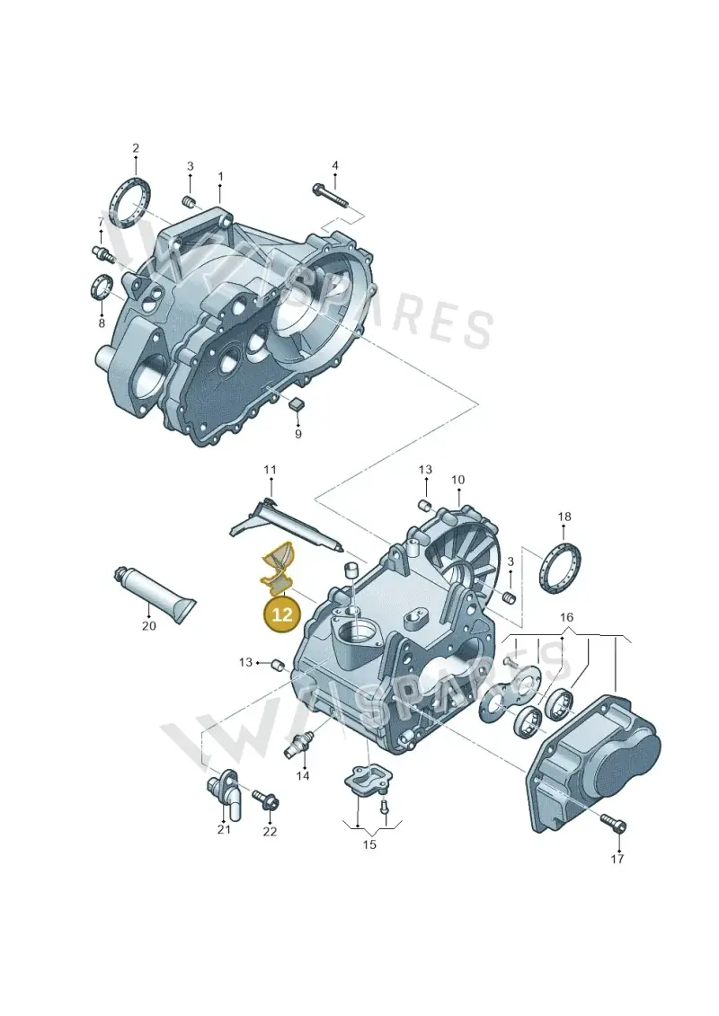 02T301288 — Audi A1 sportback 1.0 (2018-) diagram 746301400, position 12