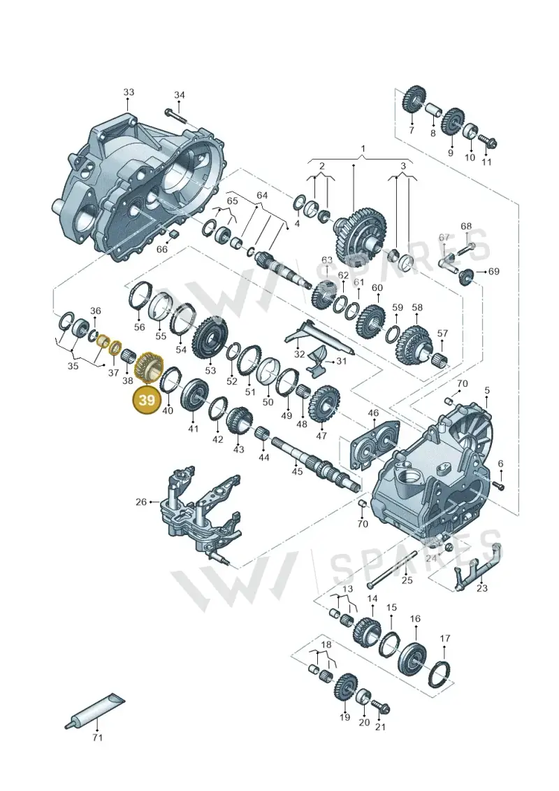 02T311145AM — Audi A3 Sportback (2019-2021) diagram 827310030, position 39
