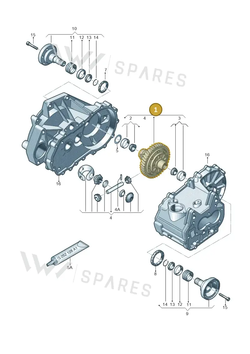 02T409021AP — Audi A3 Sportback (2008-2013) diagram 409409220, position 1