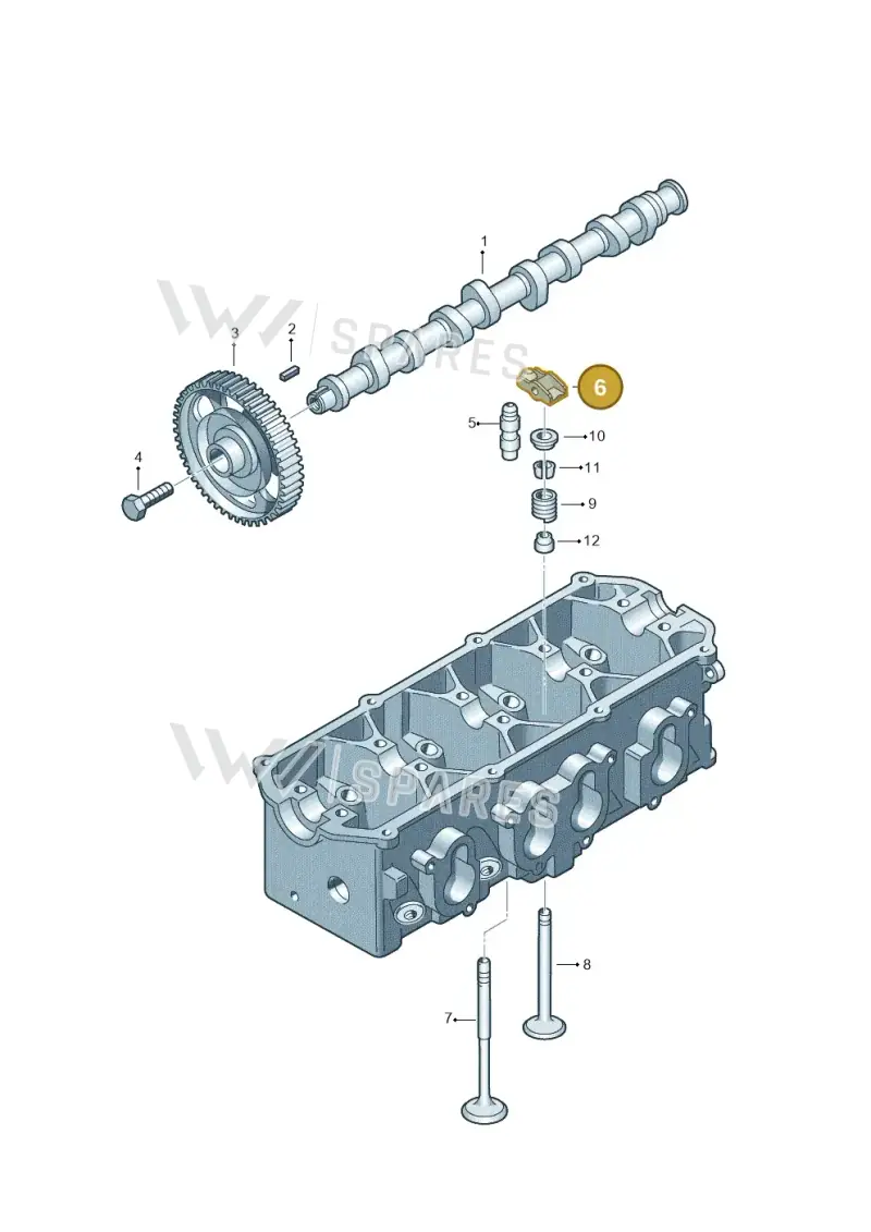 030109411B — Audi A3         "BR."M.06> (2005-2006) diagram 195109150, position 6