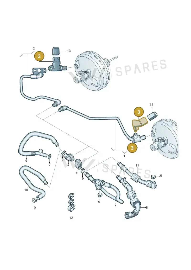 036906051C — Audi A4 Av. Allroad (2008-2016) diagram 620611750, position 3