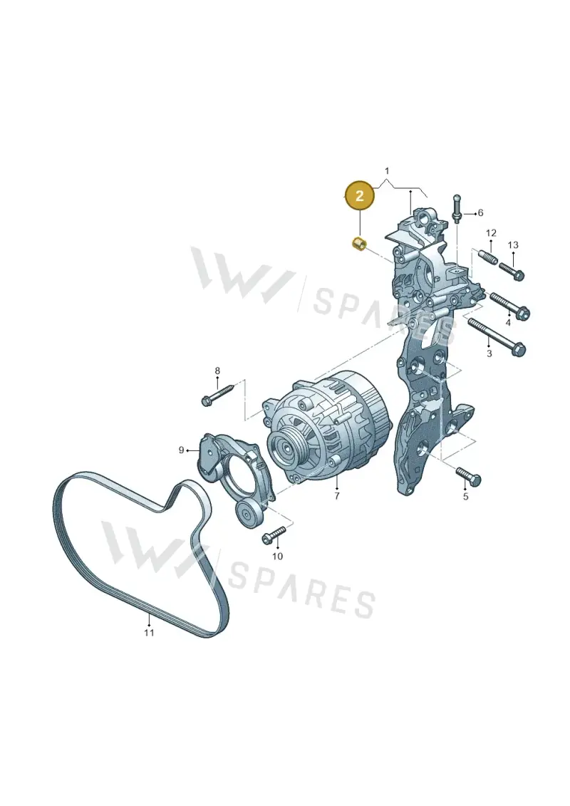 038103139A — Audi A5 Limo 2.0 (2024-) diagram 430903225, position 2