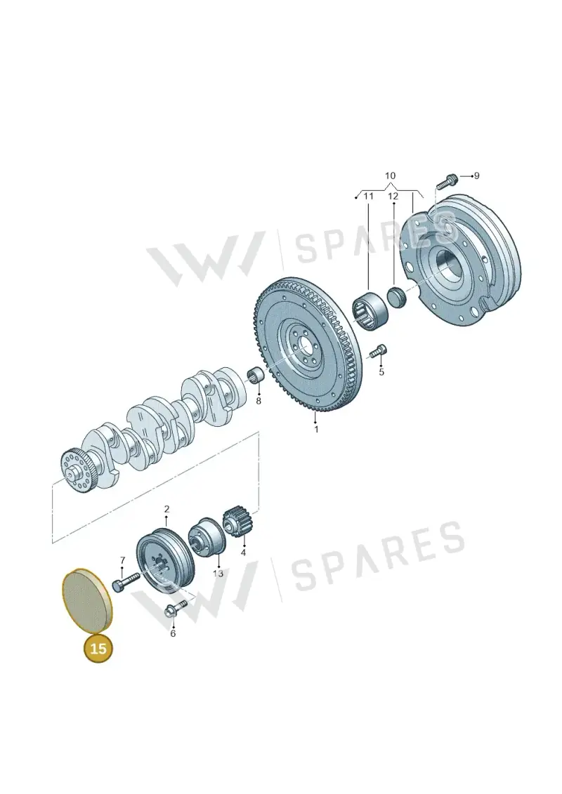 038105278A — Audi Q5 (2016-2020) diagram 849105500, position 15