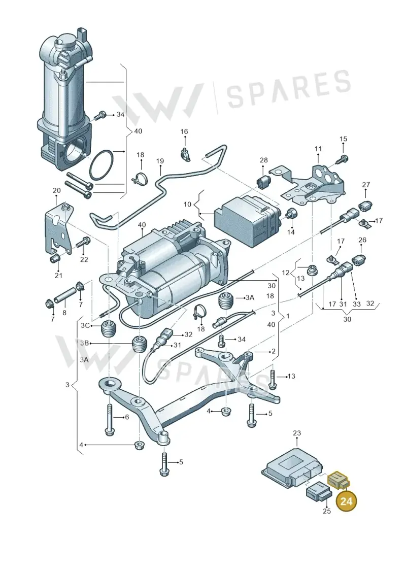 038906379B — Audi Q7 qu. 3.0 TDI (2009-2015) diagram 675616300, position 24