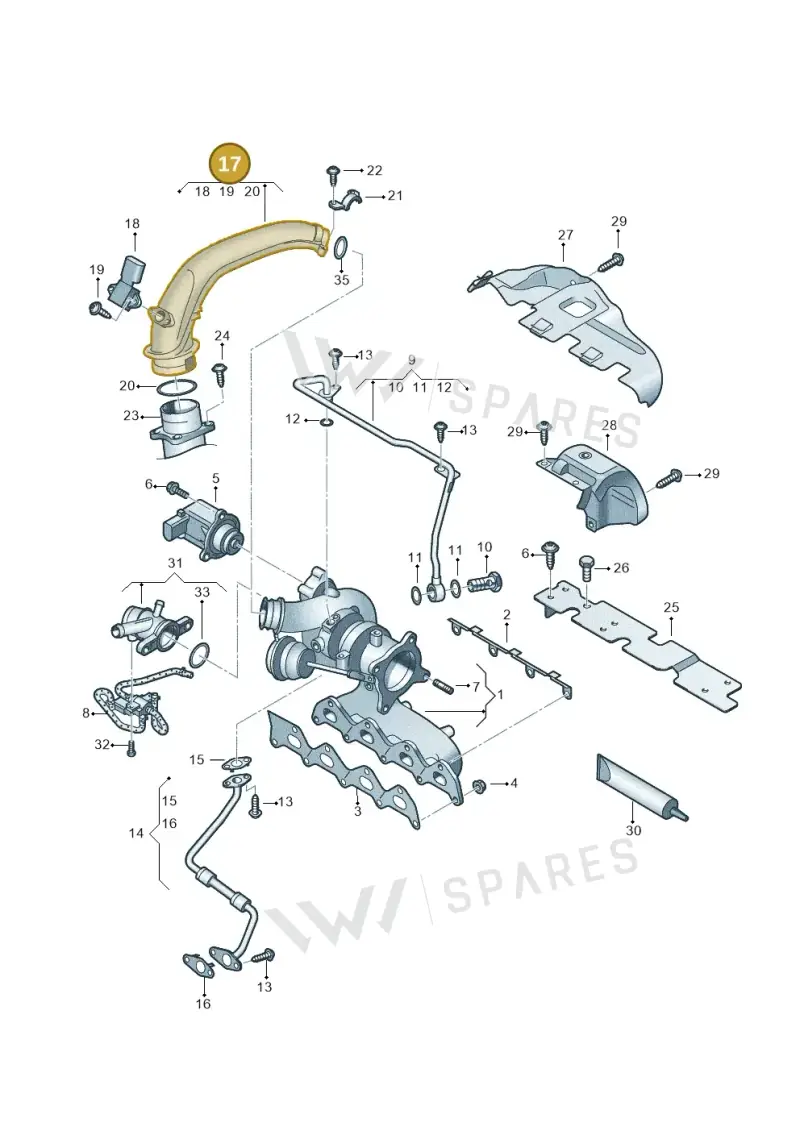 03C145673H — Audi A3/S3/Sportb./qu. 08 (2007-) diagram 625145530, position 17
