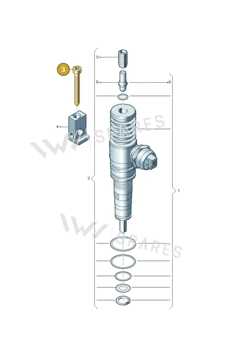 03G103385A — Audi A3/S3/Sportb./qu. 08 (2007-) diagram 195130300, position 3