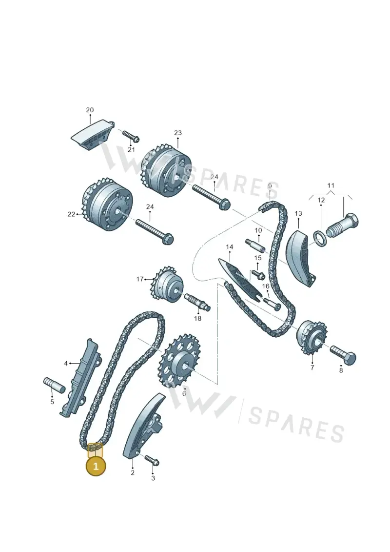 03H109465A — Audi Q6 (2022-) diagram 809109900, position 1