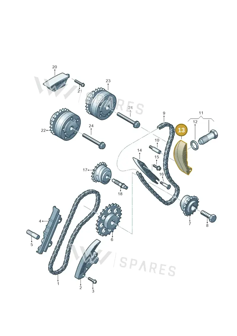 03H109509A — Audi Q6 (2022-) diagram 809109900, position 13