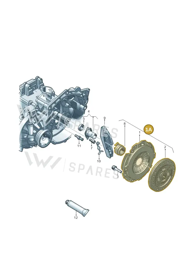 03L141015P — Audi A1 Sportback (2014-2018) diagram 201141400, position 1A