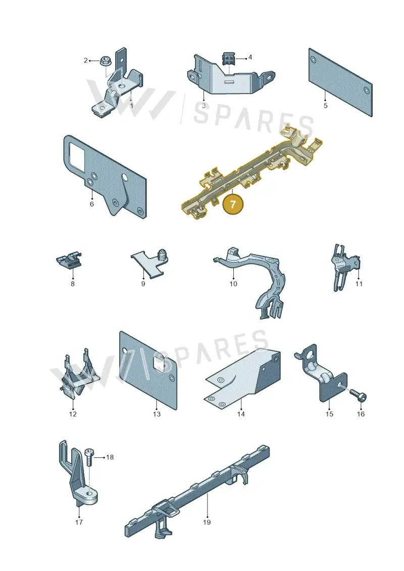 03L971824D — Audi Q3 2.0 TDI (2014-2019) diagram 855971000, position 7