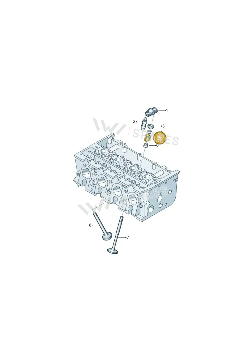 04E109623AB — Audi A3 Sportback (2019-2021) diagram 746109010, position 5
