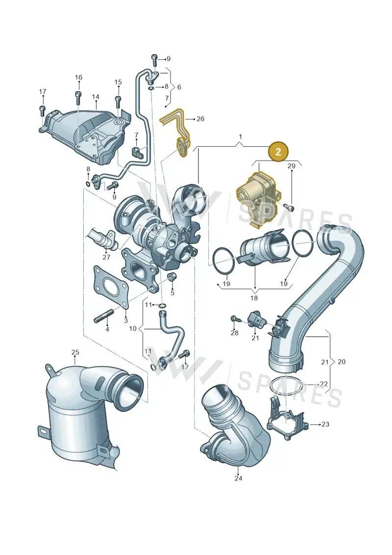 04E198725T — Audi A3 Sportback (2019-2021) diagram 884145220, position 2