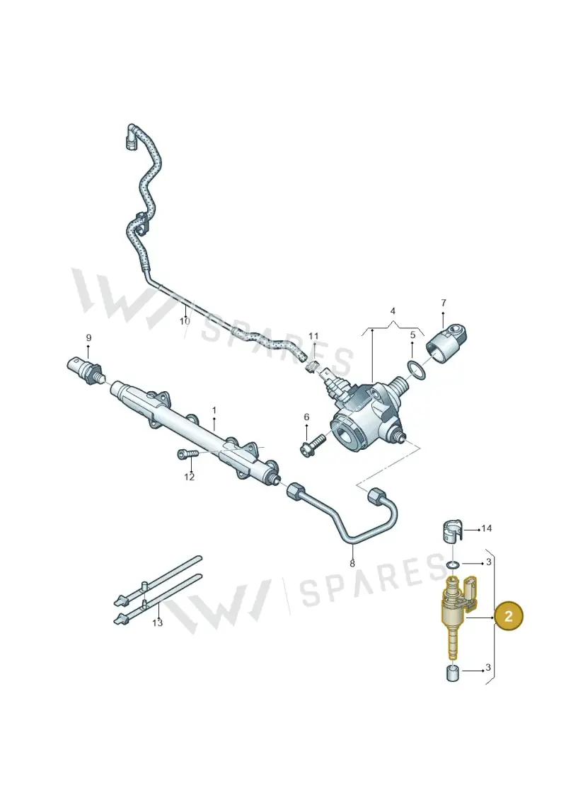 04E906036AL — Audi A3 Sportback (2019-2021) diagram 747133700, position 2