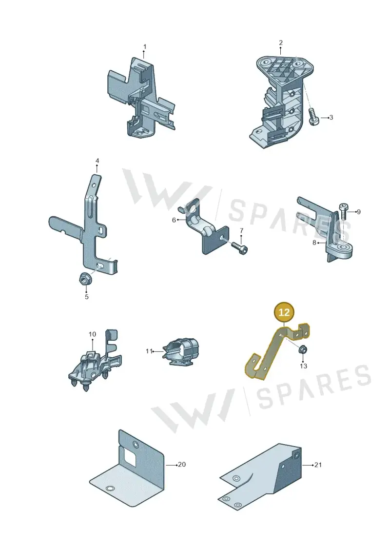 04E971858C — Audi Q3 quattro (2018-2019) diagram 597971000, position 12