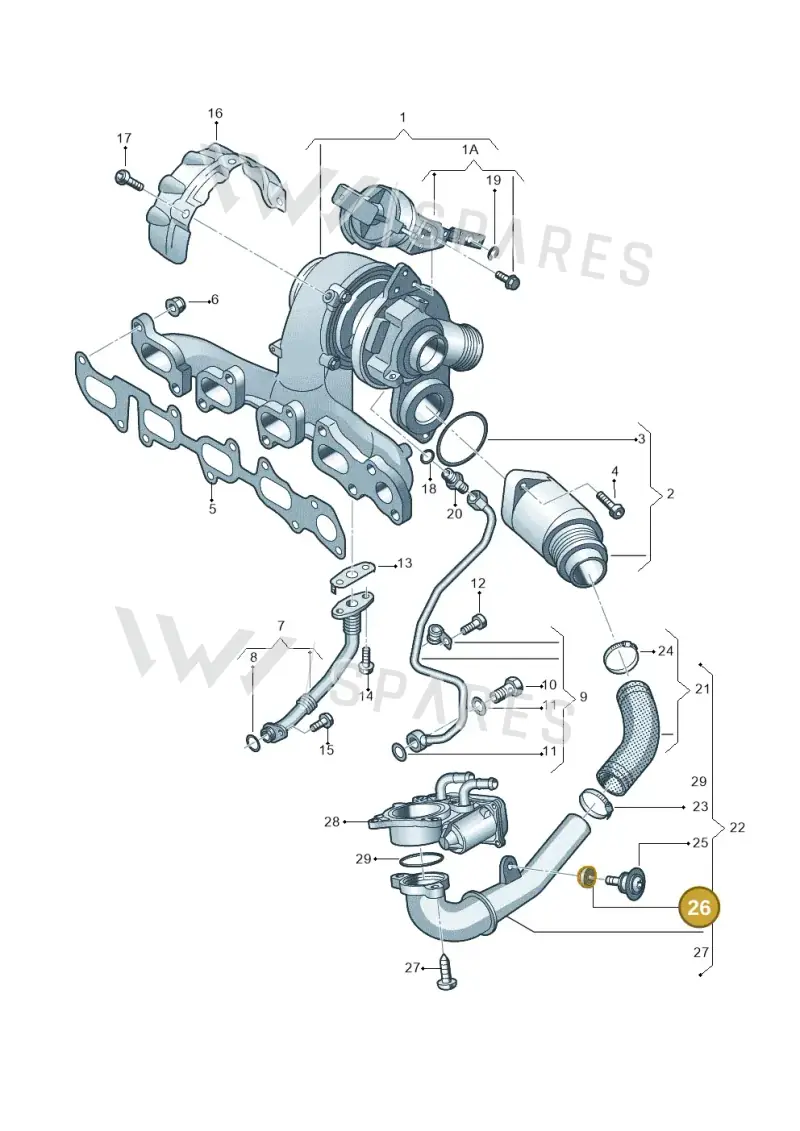 04L129669 — Audi Q5 (2016-2020) diagram 745145500, position 26