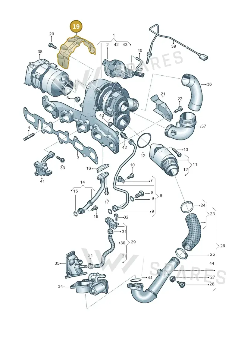 04L129969E — Audi A3 Sportback (2012-2016) diagram 746145600, position 19