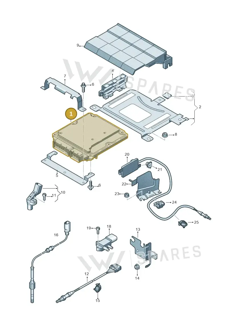 04L906016FQ — Audi Q3 2.0 TDI (2014-2019) diagram 855906050, position 1