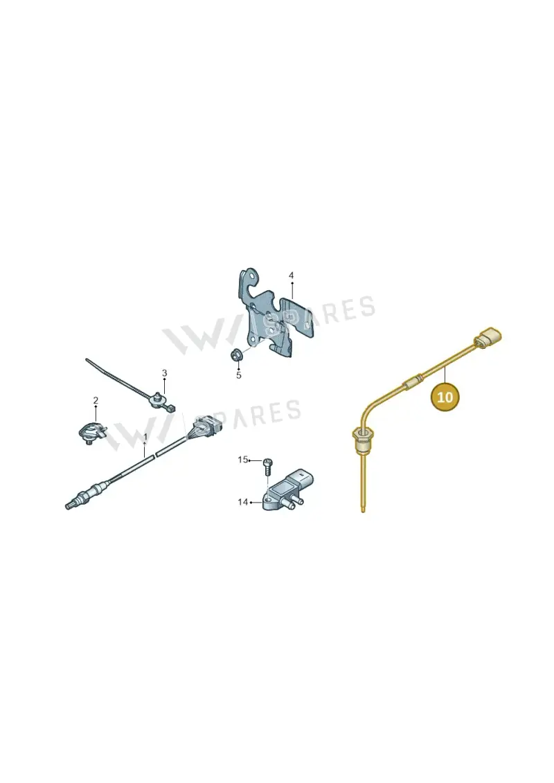 04L906088BF — Audi Q2 2.0 TDI (2016-2018) diagram 803906080, position 10