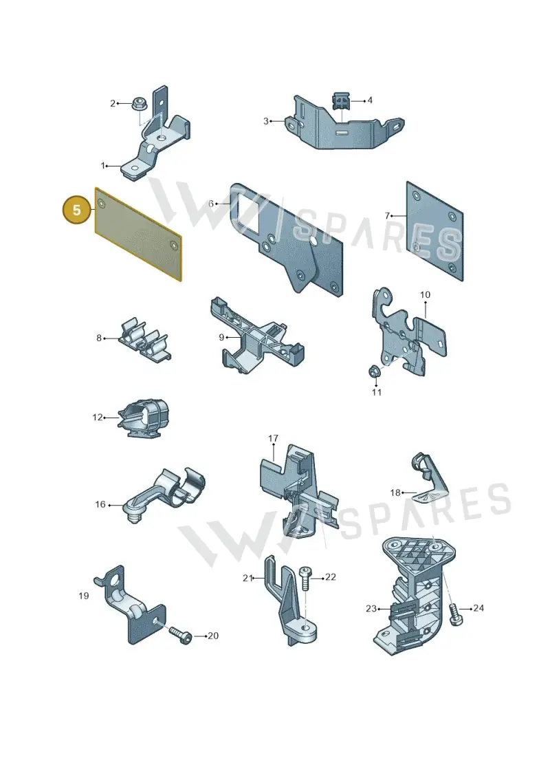 04L971461 — Audi TTS Coupe 2.0 (2014-2023) diagram 850971000, position 5