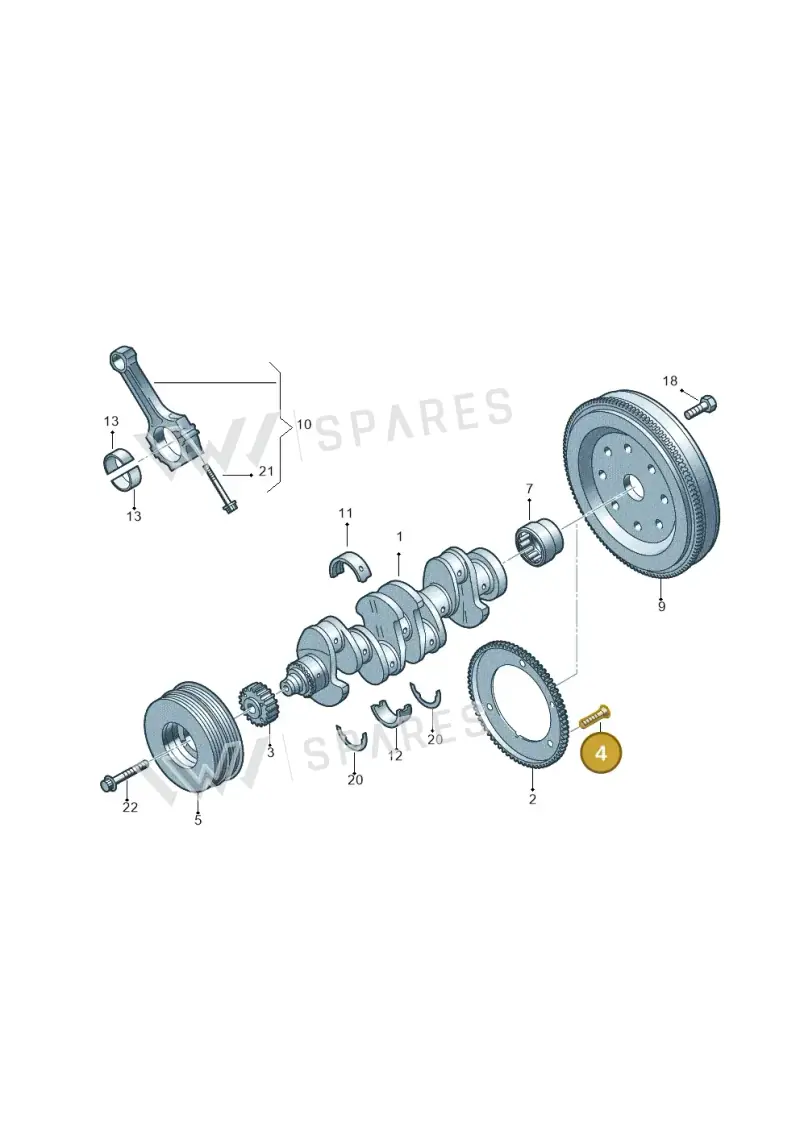 053105229A — Audi A3 Sportback (2019-2021) diagram 746105150, position 4