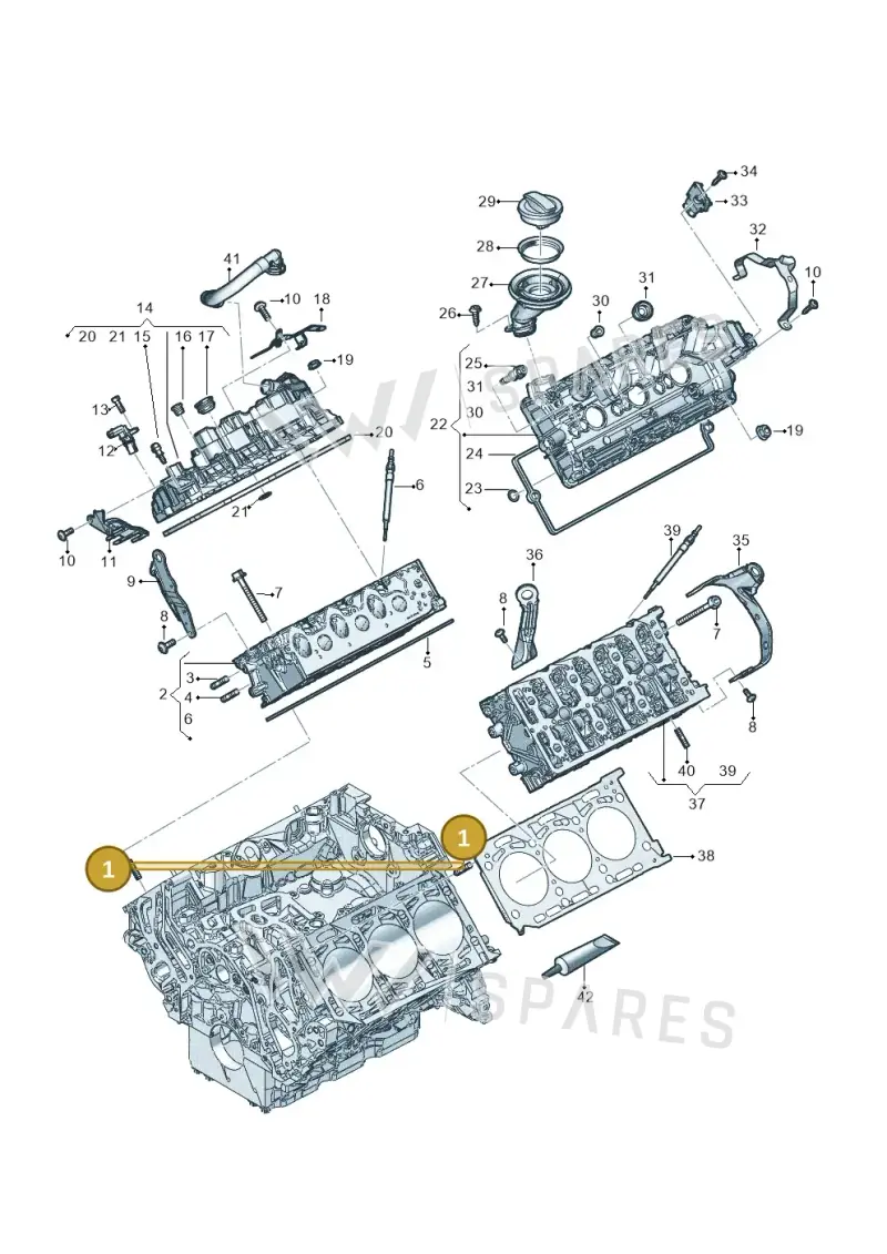 055105277 — Audi Q8 Quattro 3,0 (2018-) diagram 896103600, position 1