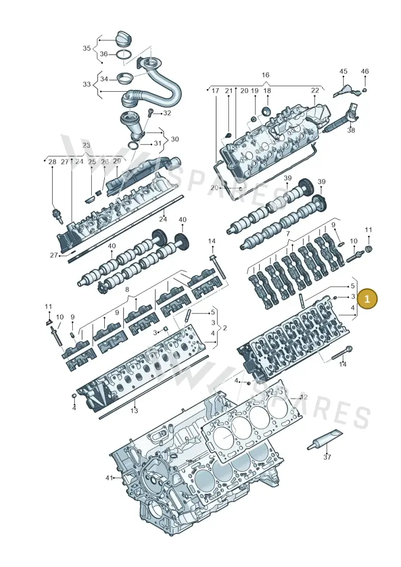 057103063DF — Audi Q8 (2018-2025) diagram 429103062, position 1