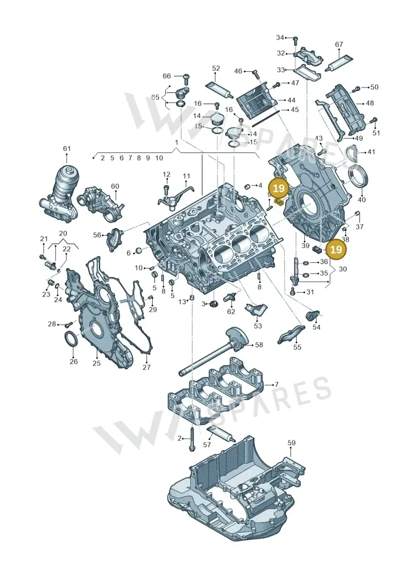 057103147A — Audi Q8 Quattro 3,0 (2018-) diagram 429103500, position 19