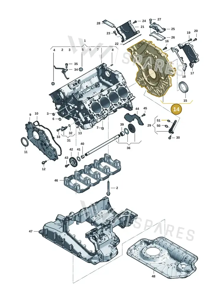 057103171AQ — Audi Q8 Quattro 3,0 (2018-) diagram 429103059, position 14