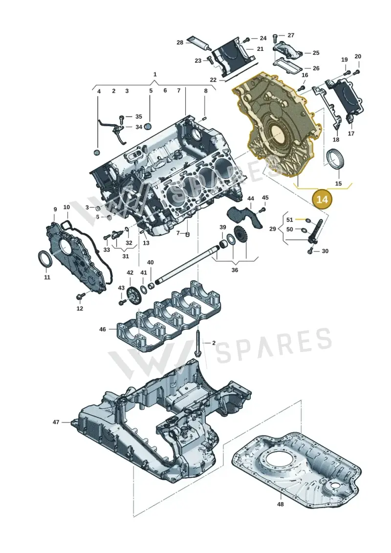 057103171AQ — Audi Q8 Quattro 3,0 (2018-) diagram 429103059, position 14