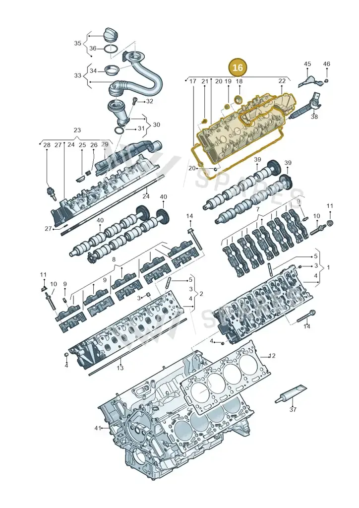 057103469AF — Audi Q8 Quattro 3,0 (2018-) diagram 429103062, position 16