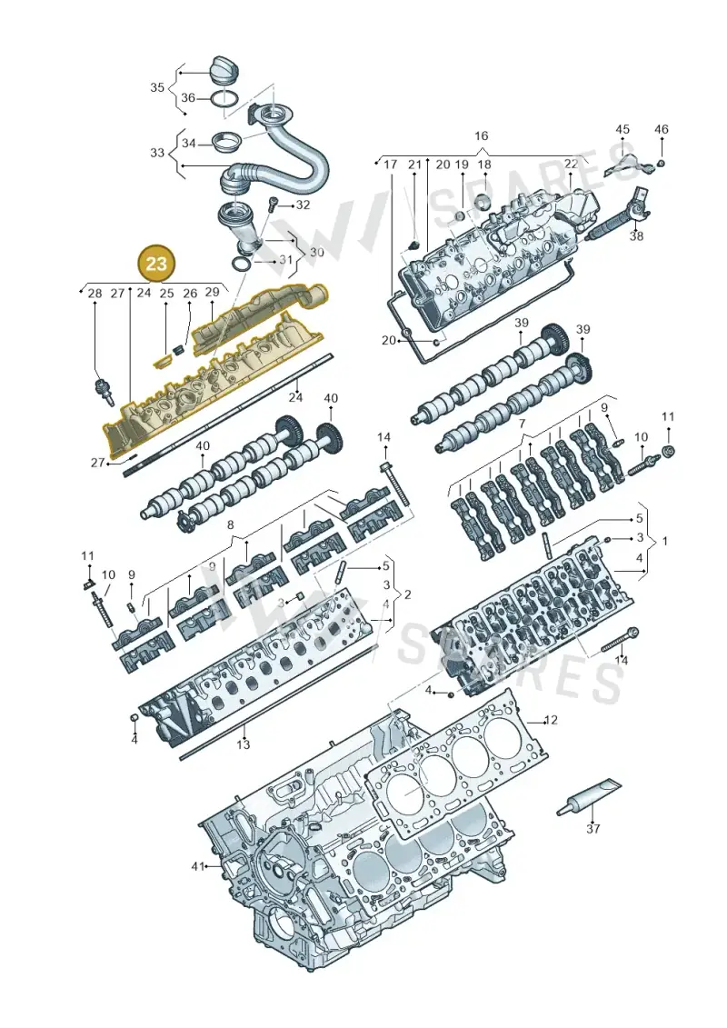 057103470AG — Audi Q8 Quattro 3,0 (2018-) diagram 429103062, position 23