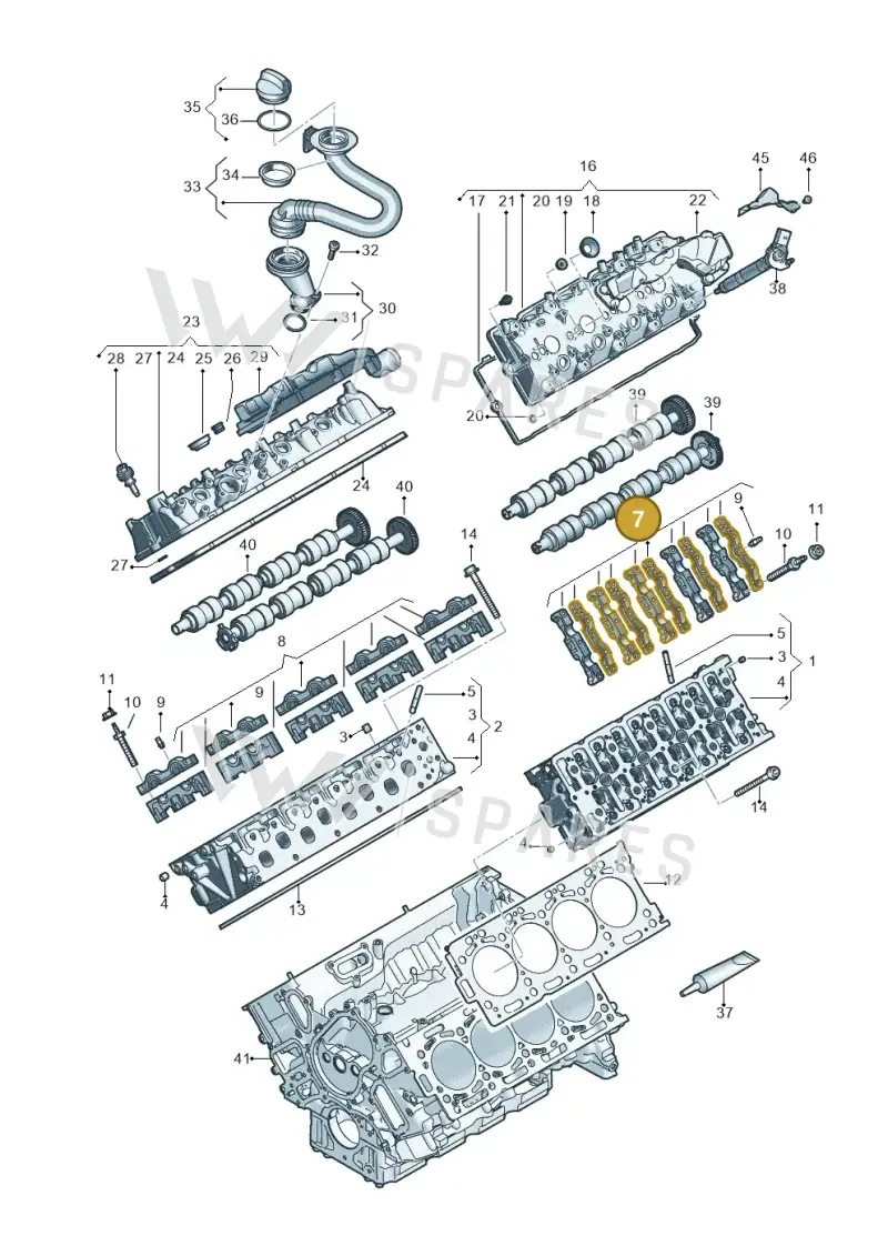 057103959G — Audi Q8 Quattro 3,0 (2018-) diagram 429103062, position 7