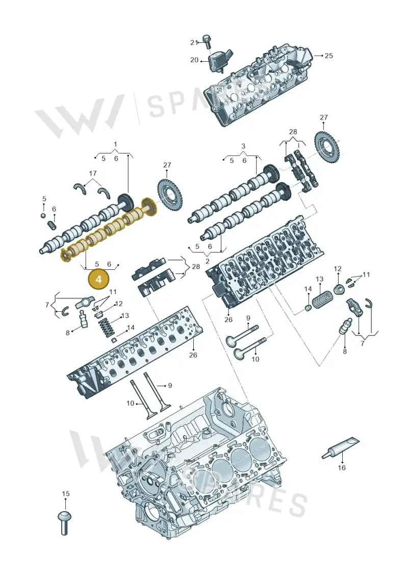 057109008AF — Audi Q8 (2018-2025) diagram 429109053, position 4