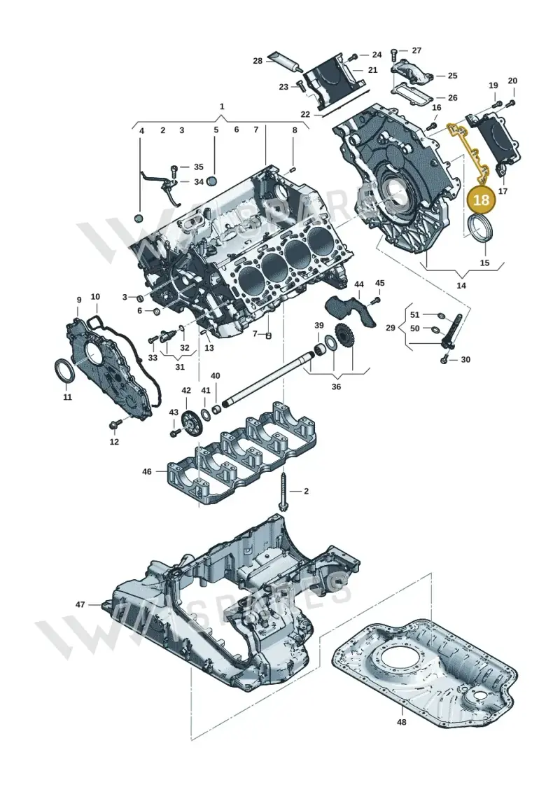 057109091E — Audi Q8 Quattro 3,0 (2018-) diagram 429103059, position 18
