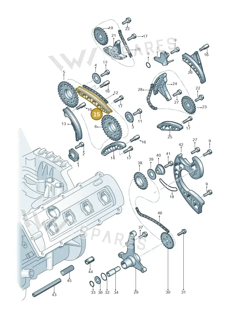 057109469L — Audi A8L qu. 3.0 TDI (2013-2018) diagram 771109820, position 15
