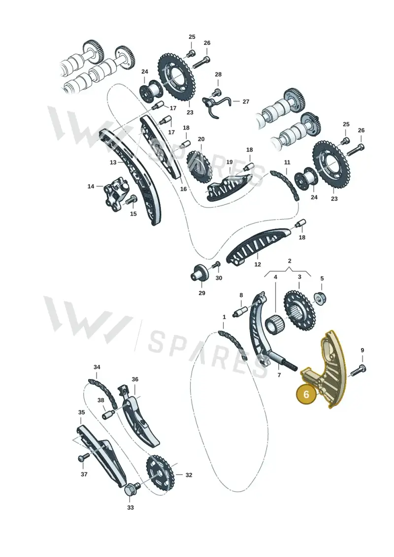 057109507J — Audi Q8 Quattro 3,0 (2018-) diagram 429109057, position 6