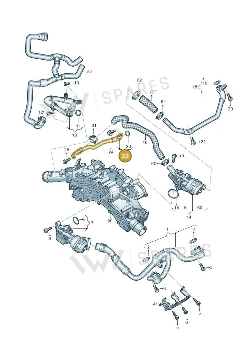 057121610F — Audi Q8 Quattro 3,0 (2018-) diagram 859121610, position 22